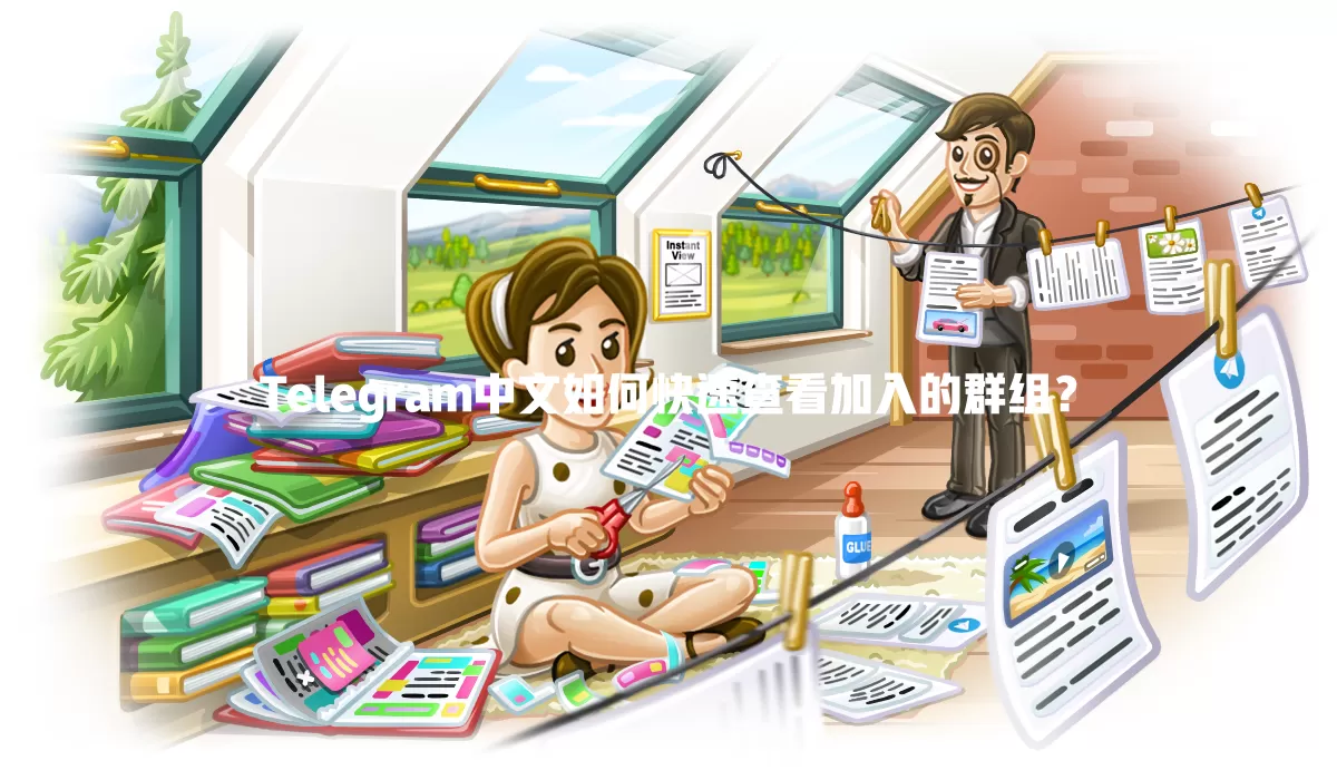 Telegram中文如何快速查看加入的群组? 1 Telegram中文如何快速查看加入的群组? 一